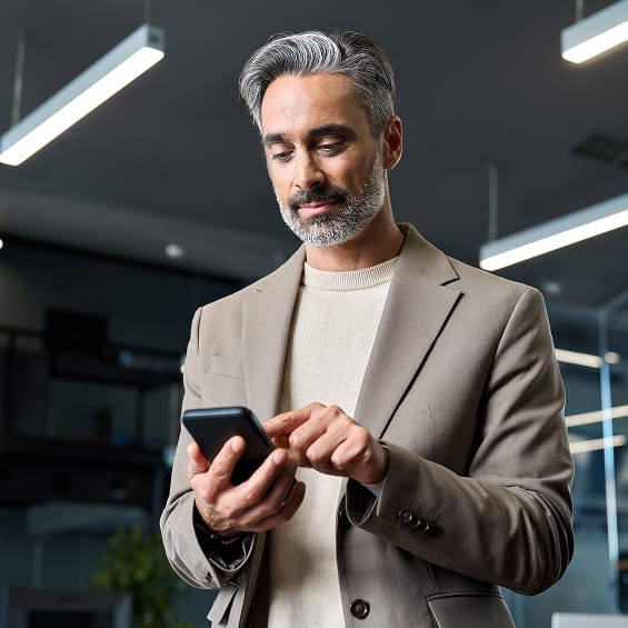 Mobile banking for businesses